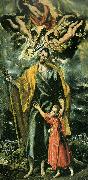 st.joseph and the child El Greco